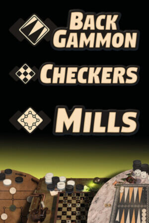 Backgammon + Checkers + Mills1 cover