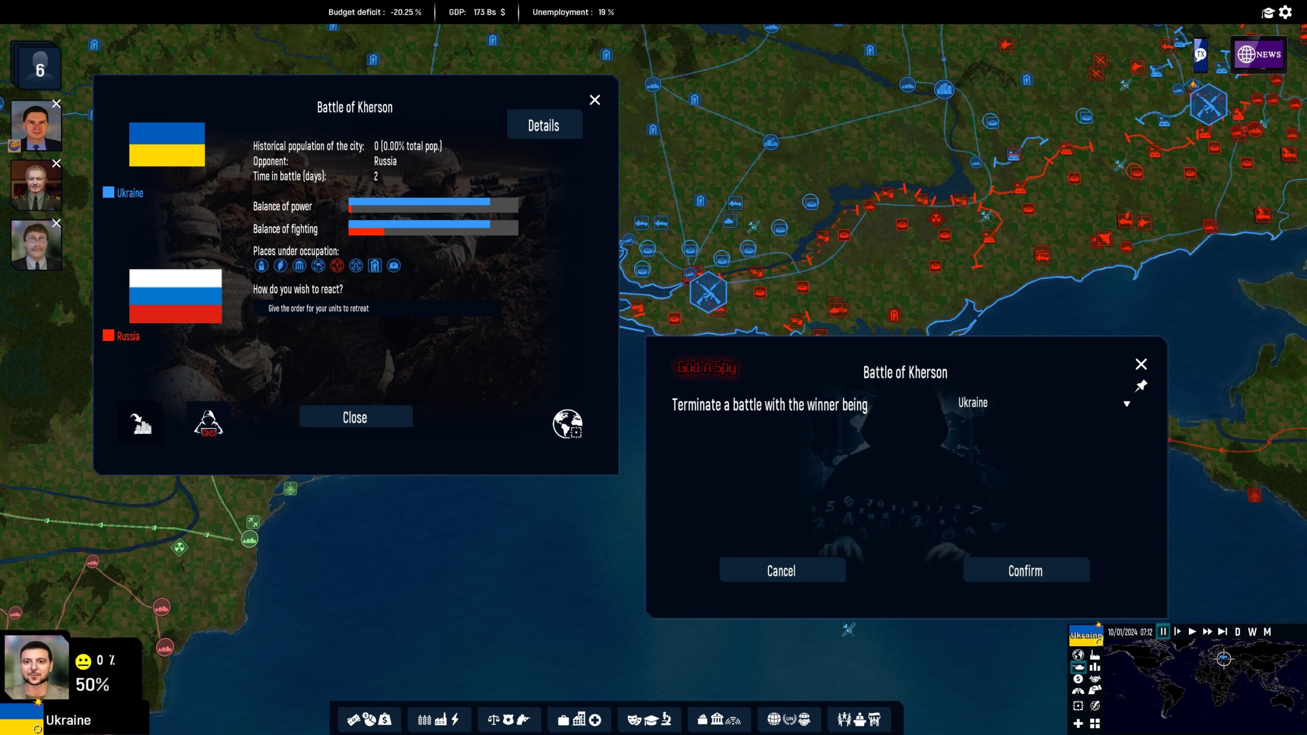 Add-on God' N Spy - Geo-Political Simulator 2026 Edition - obrazek 4