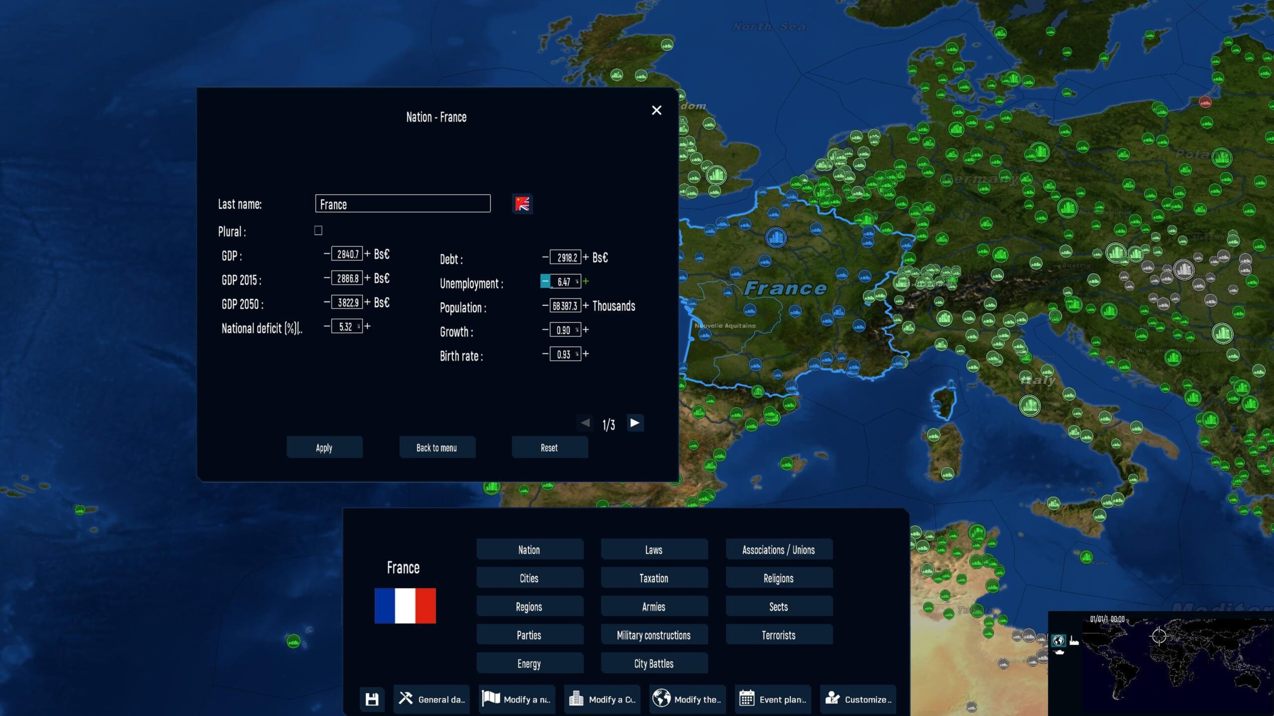 “Modding Tool” add-on for Geo-political Simulator 2026 Edition - obrazek 4