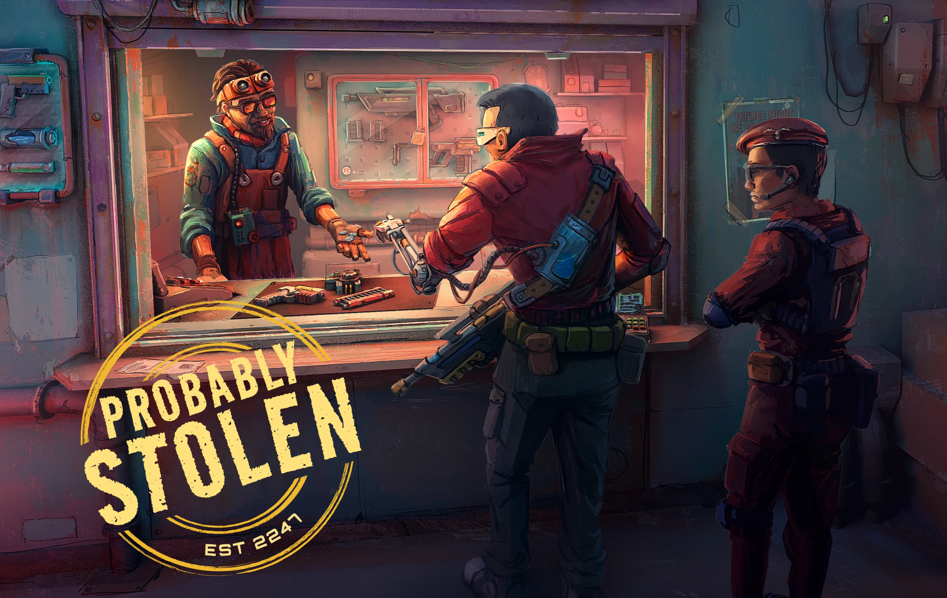 Probably Stolen - Cyberpunk Shopkeeper Sim